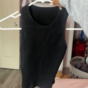 xs racer back crop top